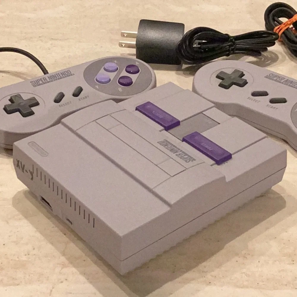 Super Nintendo SNES Mini Classic Edition Console 21 Games CLV-201 Tested